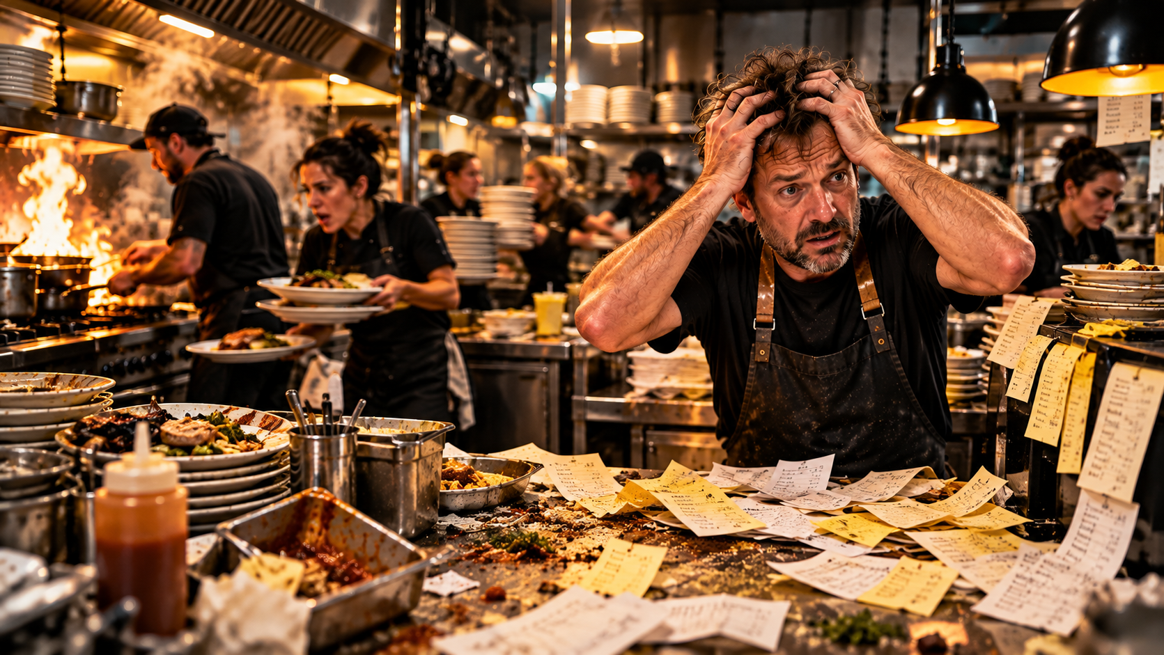 Restaurant Kitchen Meltdown | Brand Yu Design